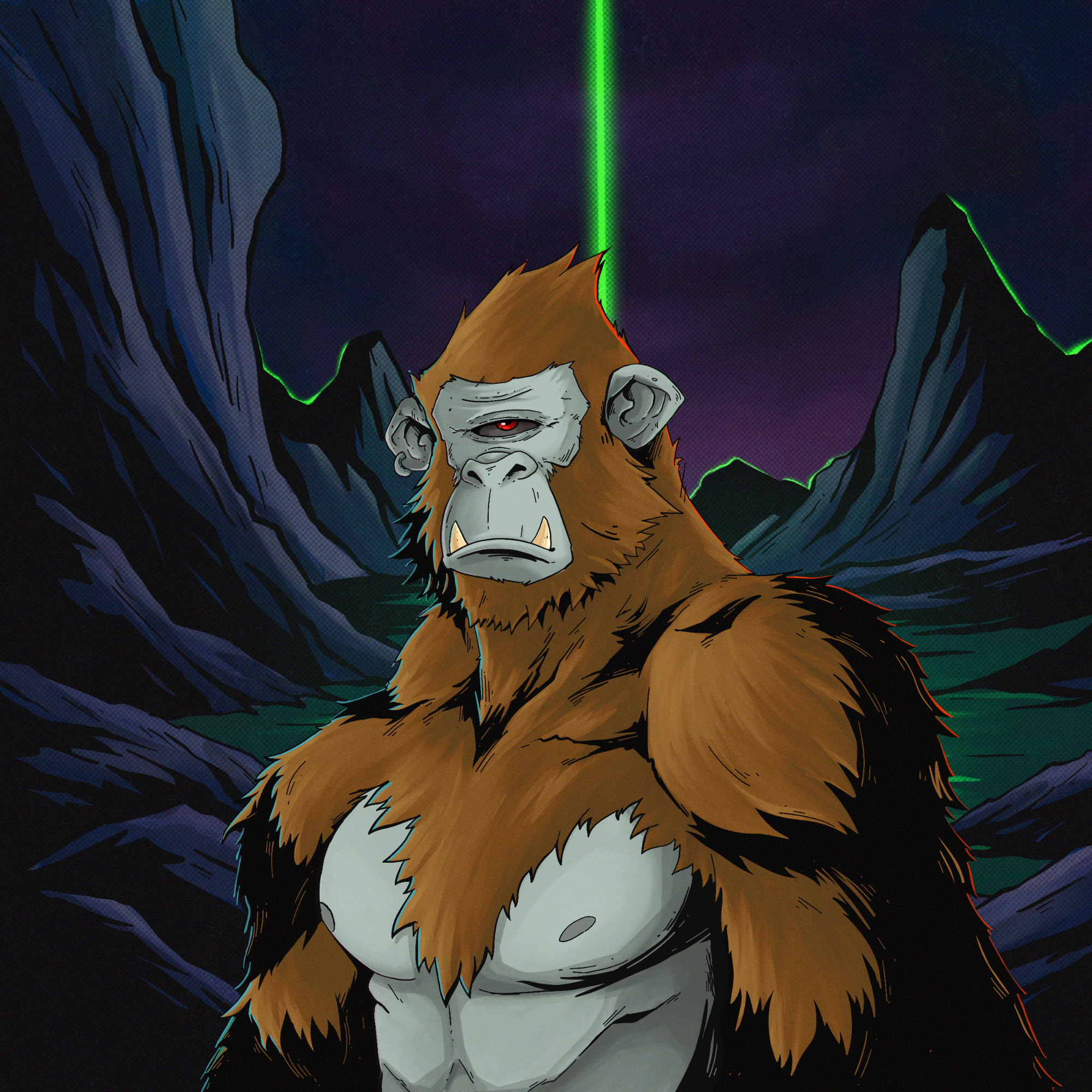 Gishibi The Red — Evolved Ape