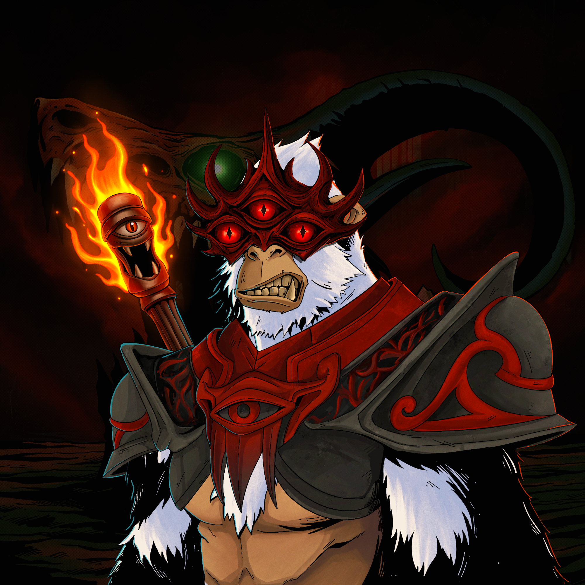 Modr BlutFin — Warrior Ape