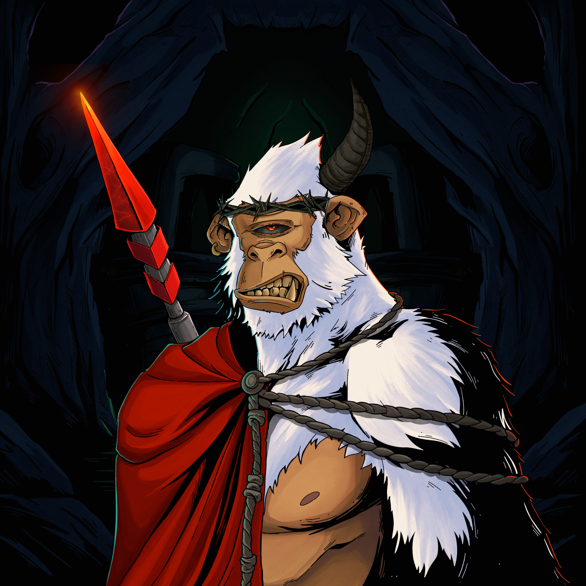 Hebeozkiok Red Skin — Warrior Ape