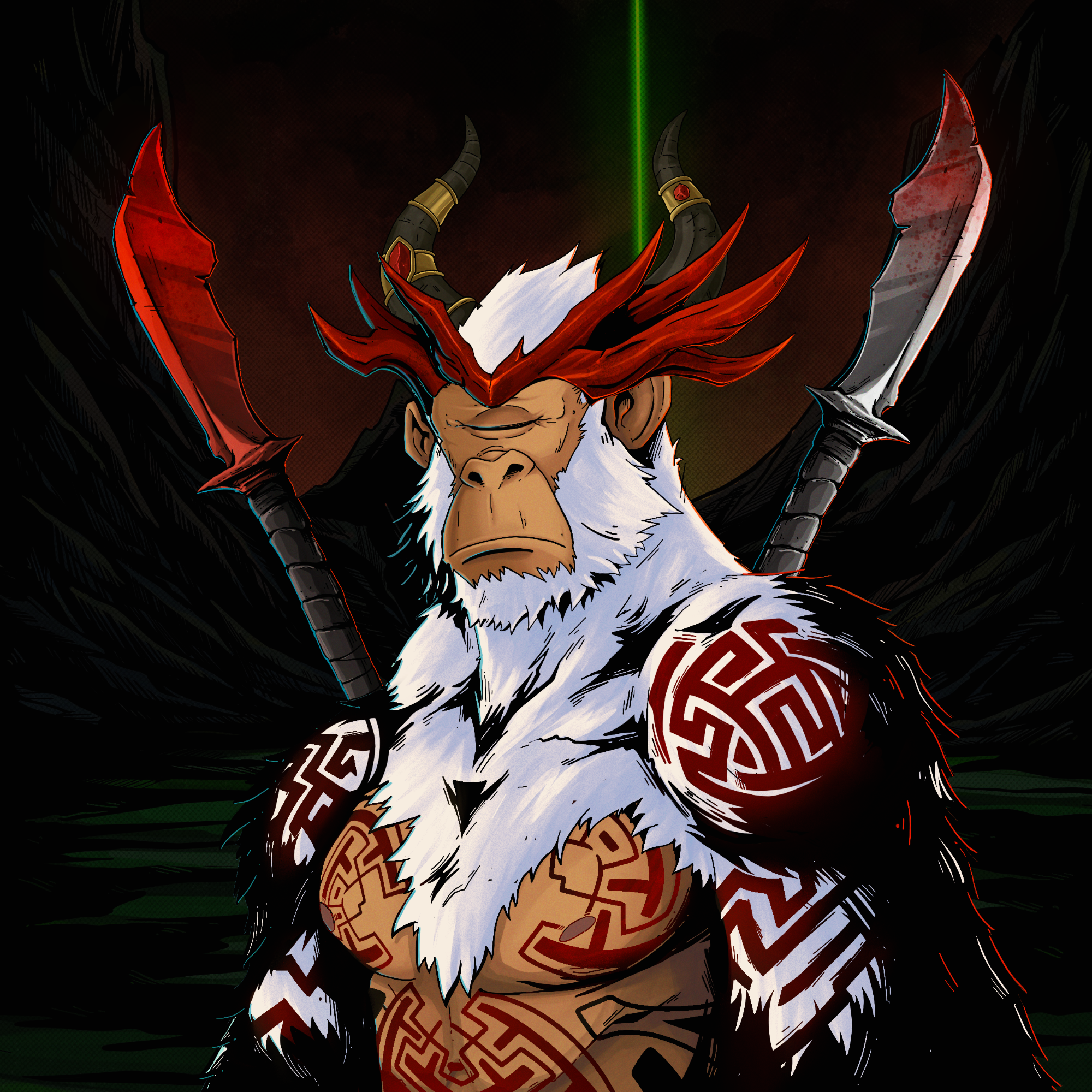 Iocgidez BloodRed — Warrior Ape