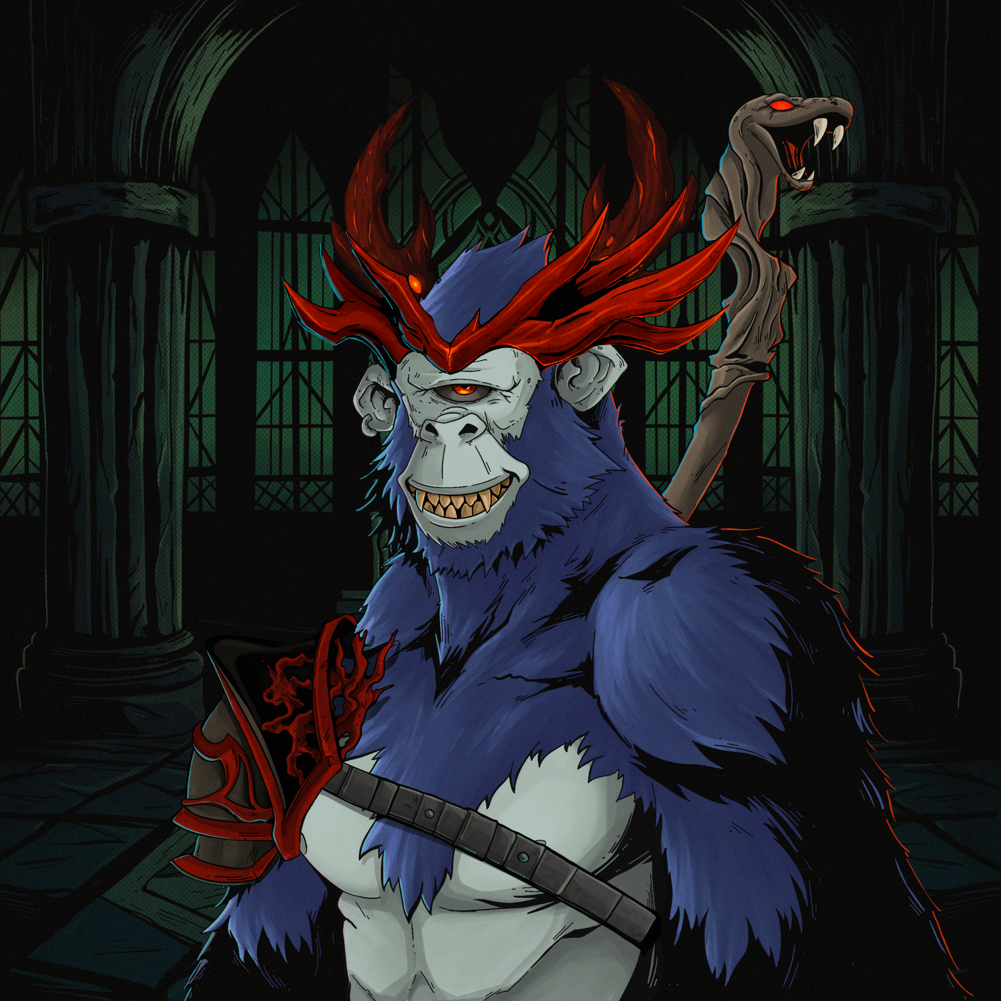 Qalra The Bloody — Warrior Ape